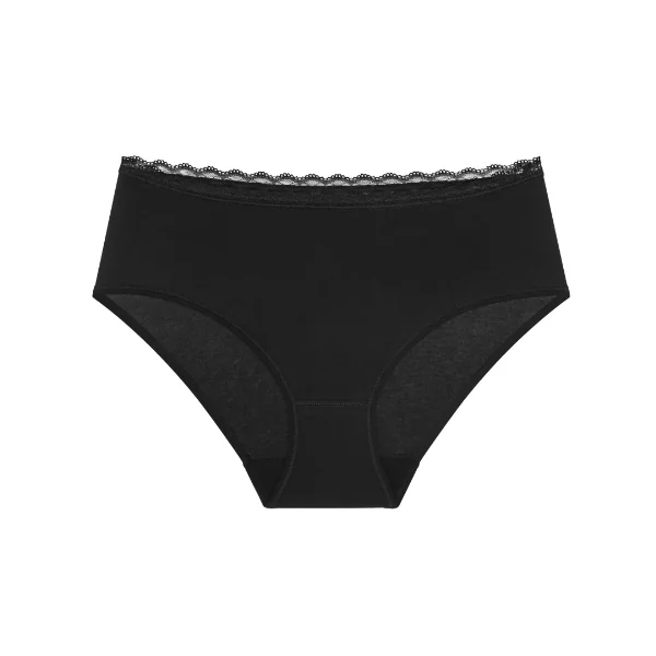 Triomphe Feel of Cotton noir slip