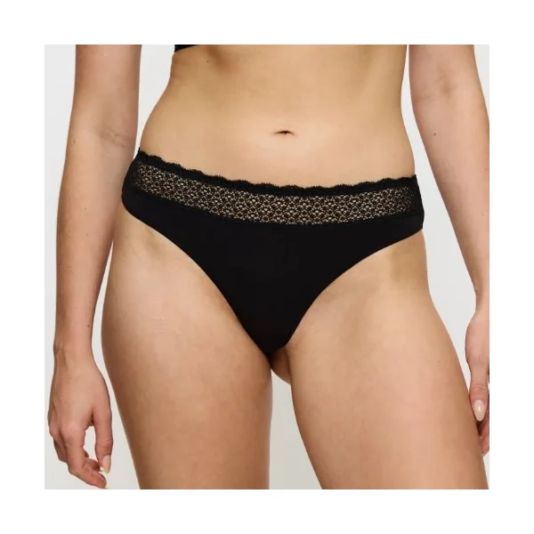 Triomphe Feel of Modal noir culotte string