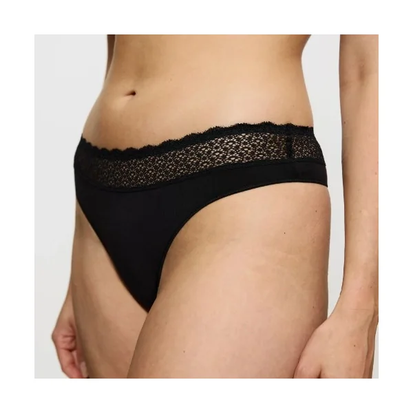 Triomphe Feel of Modal noir culotte string