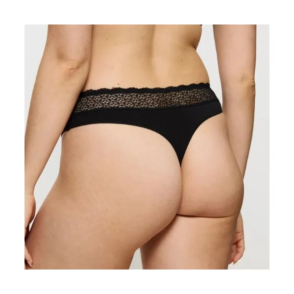 Triomphe Feel of Modal noir culotte string