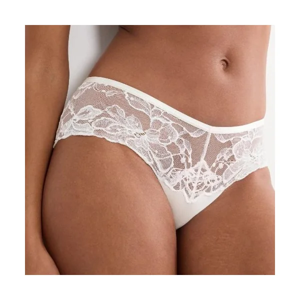 Triomphe Gardenia Florale blanc cassé slip