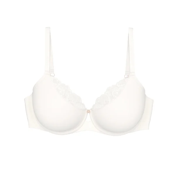 Triomphe Gardenia Florale blanc cassé soutien-gorge rembourré
