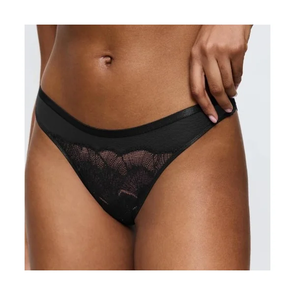 Triomphe Palina Moonlight Kiss noir slip brésilien