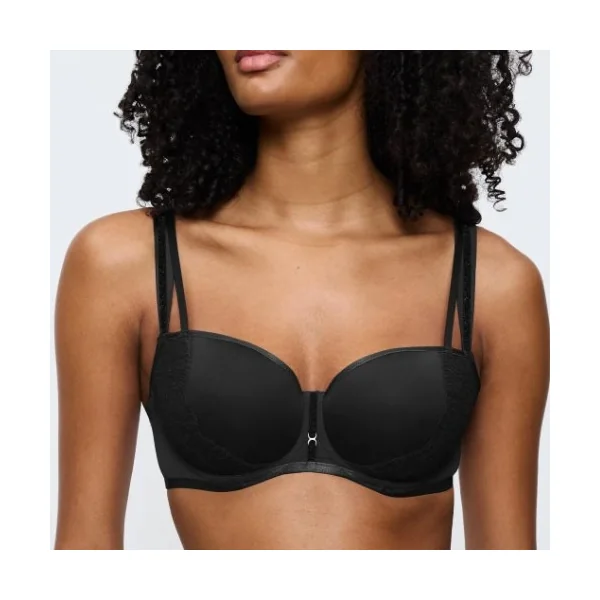 Triomphe Palina Moonlight Kiss noir soutien-gorge rembourré