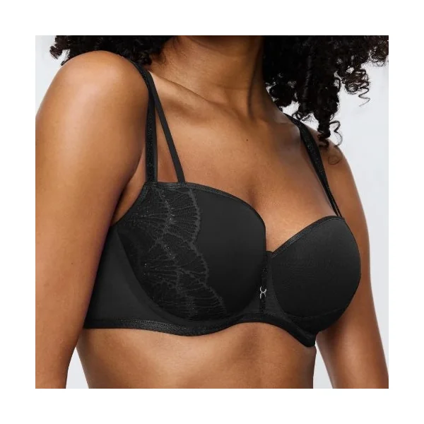 Triomphe Palina Moonlight Kiss noir soutien-gorge rembourré