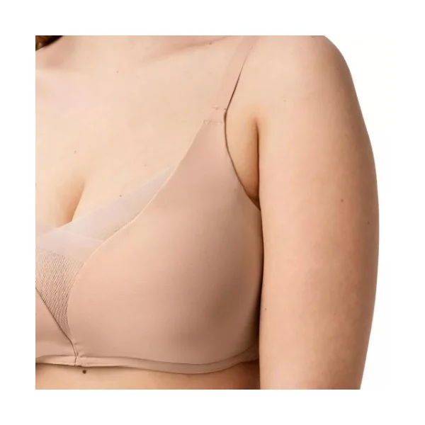 Triomphe Shape Smart beige soutien-gorge sans armatures en dentelle