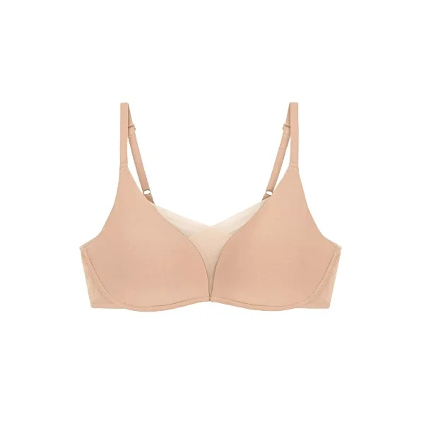Triomphe Shape Smart beige soutien-gorge sans armatures en dentelle