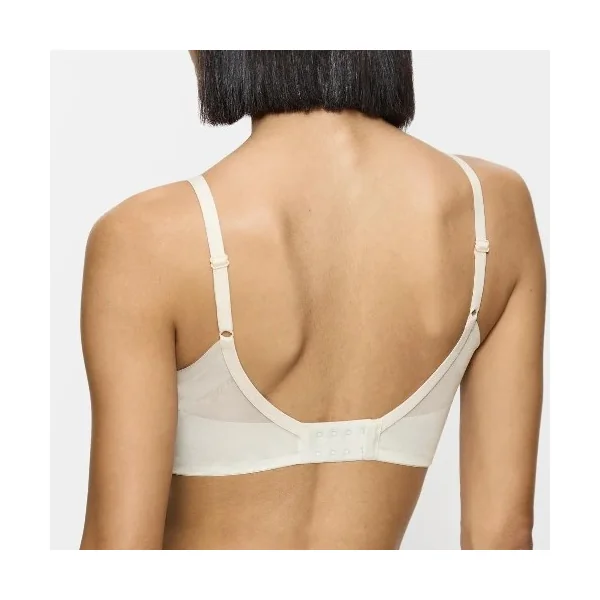 Triomphe Shape Smart Ellipse blanc cassé soutien-gorge sans armatures en dentelle