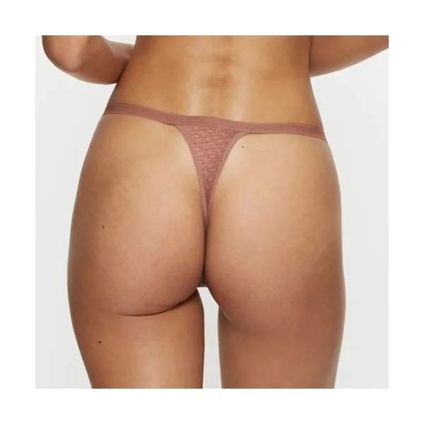Triomphe Signature Sheer marron culotte string