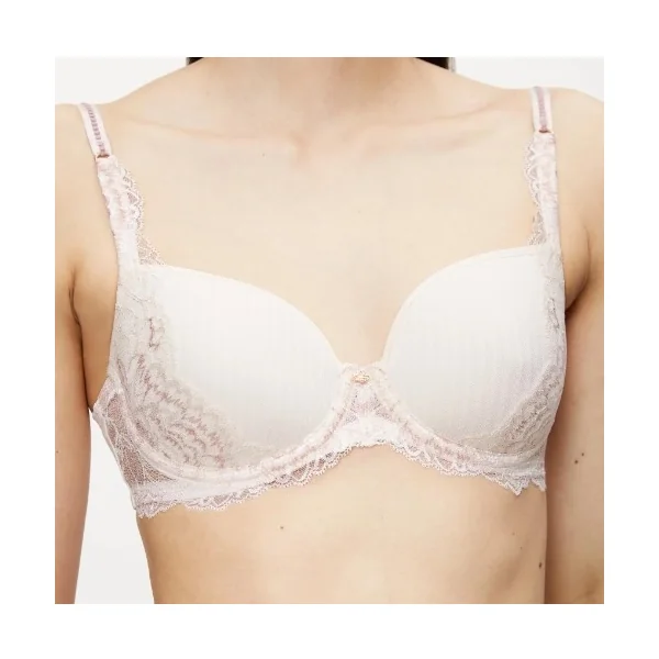 Triomphe Wild Peony Florale blanc soutien-gorge rembourré