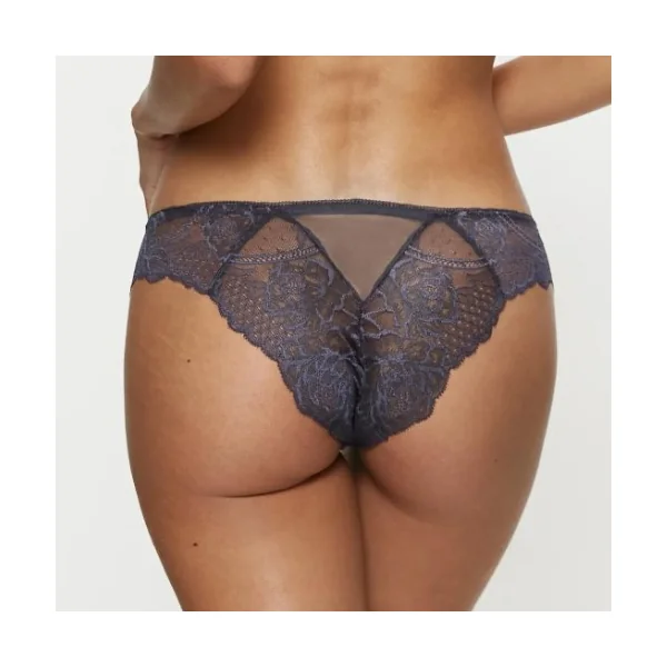 Triomphe Wild Peony Florale gris slip brésilien