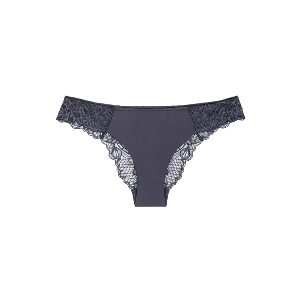 Triomphe Wild Peony Florale gris slip brésilien