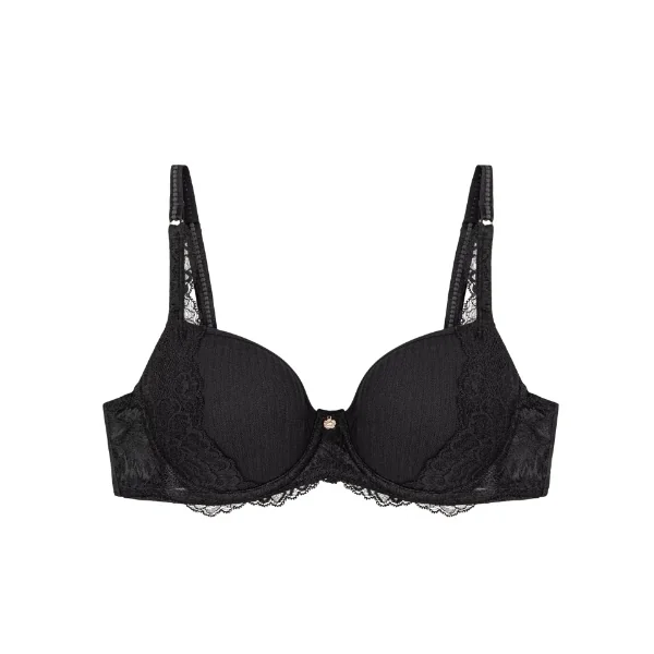 Triomphe Wild Peony Florale noir soutien-gorge rembourré