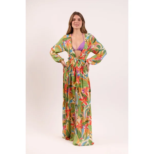 Tropical Long Dress Verona