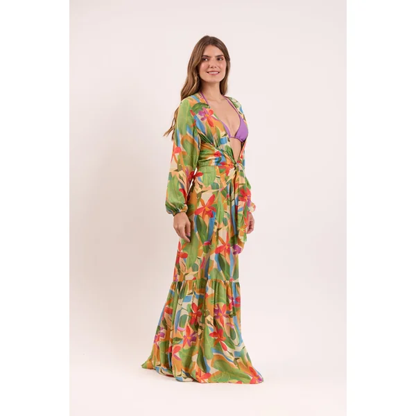 Tropical Long Dress Verona