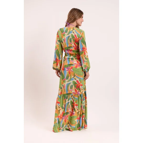 Tropical Long Dress Verona