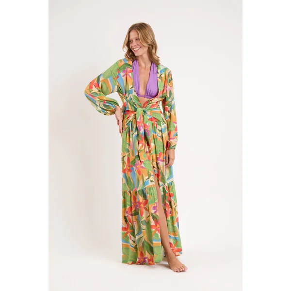Tropical Long Dress Verona