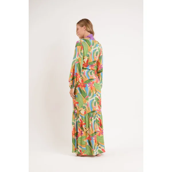 Tropical Long Dress Verona