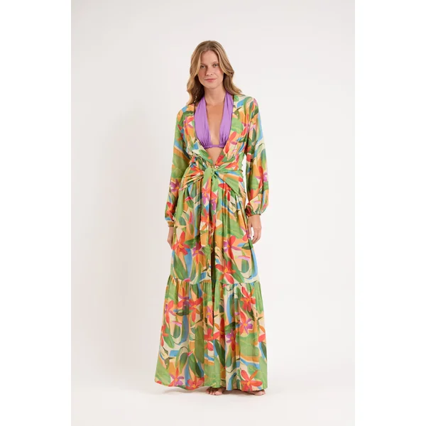 Tropical Long Dress Verona
