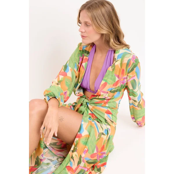 Tropical Long Dress Verona