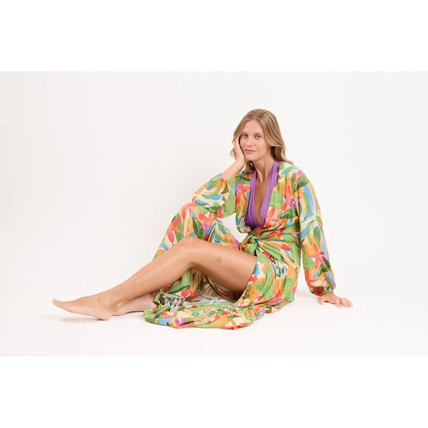 Tropical Long Dress Verona