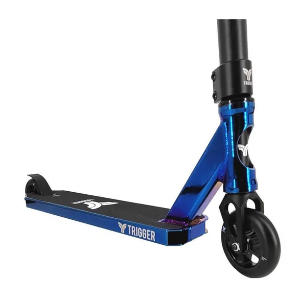Trottinette freestyle TRIGGER Tricks 55 Blue Neodeck