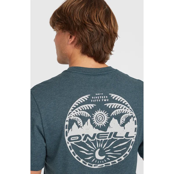 T-shirt Back Print | Alma Steel Melange