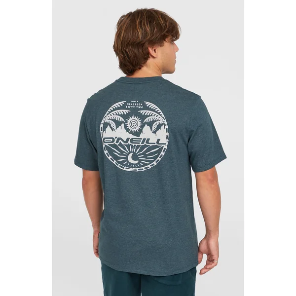 T-shirt Back Print | Alma Steel Melange