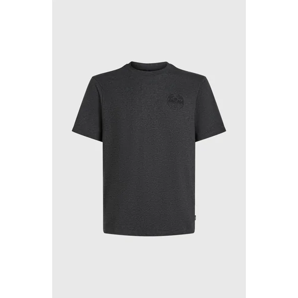 T-shirt Back Print | Black Out Melange