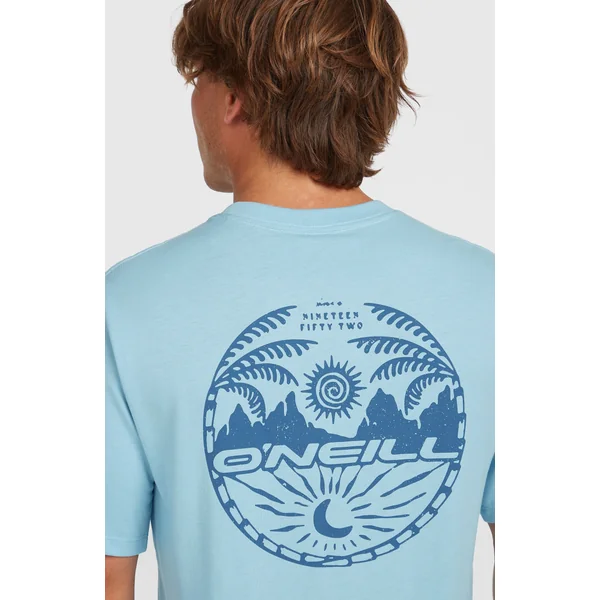 T-shirt Back Print | Morning Glory Melange