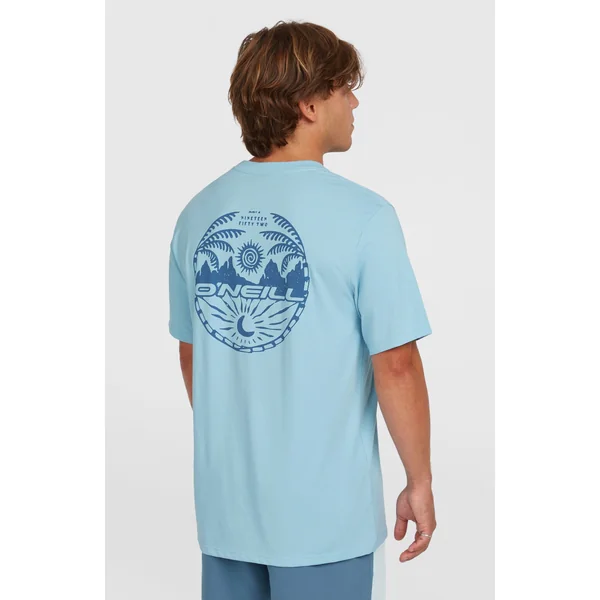 T-shirt Back Print | Morning Glory Melange