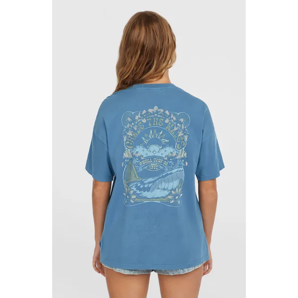T-shirt Beach Vintage | Copen Blue