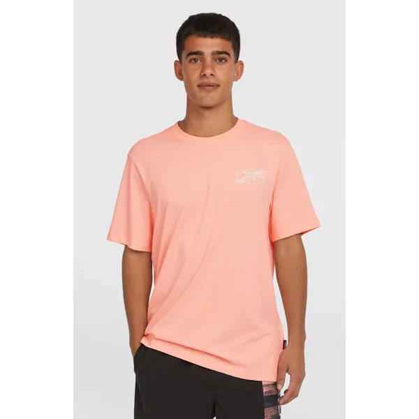 T-shirt Box Logo | Coral Pop