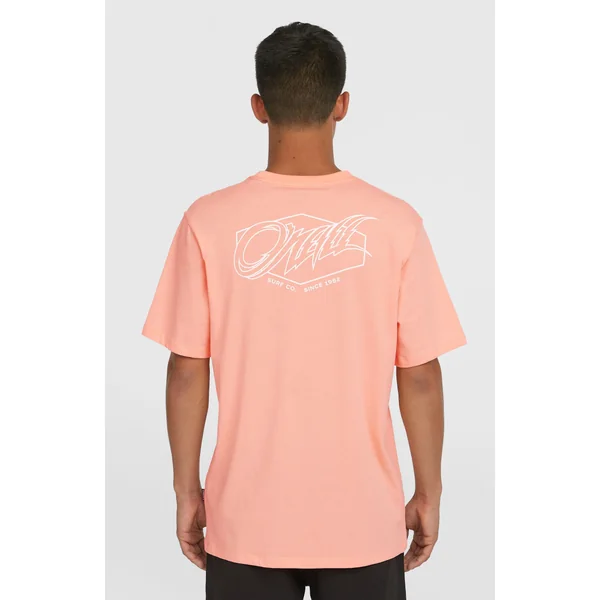 T-shirt Box Logo | Coral Pop