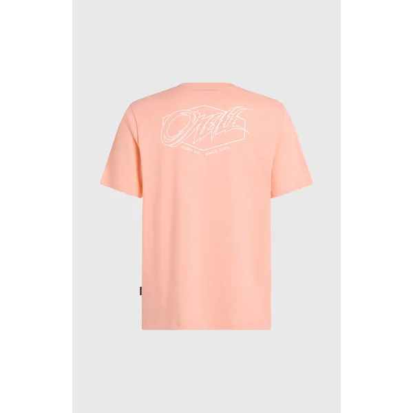 T-shirt Box Logo | Coral Pop
