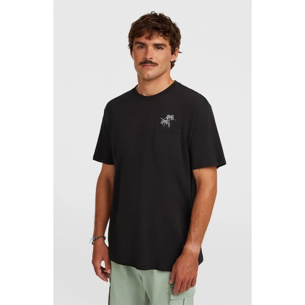 T-shirt Chest Pocket | Black Out