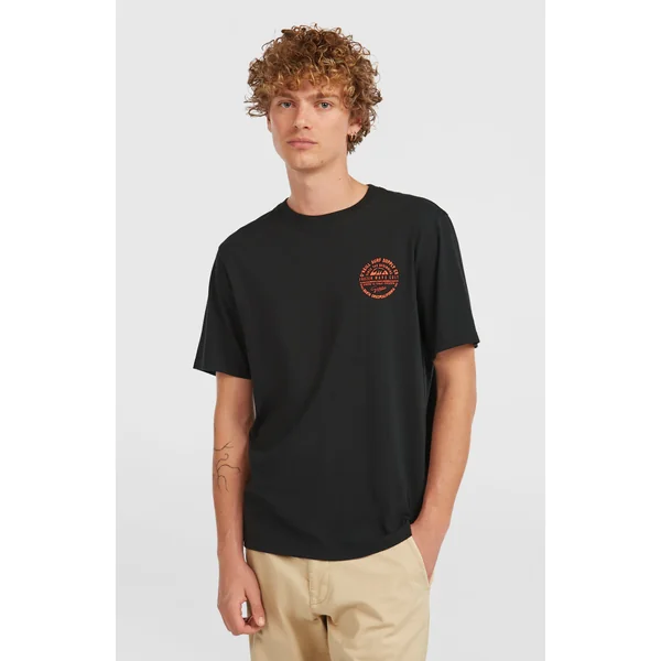 T-shirt Chest Print | Black Out