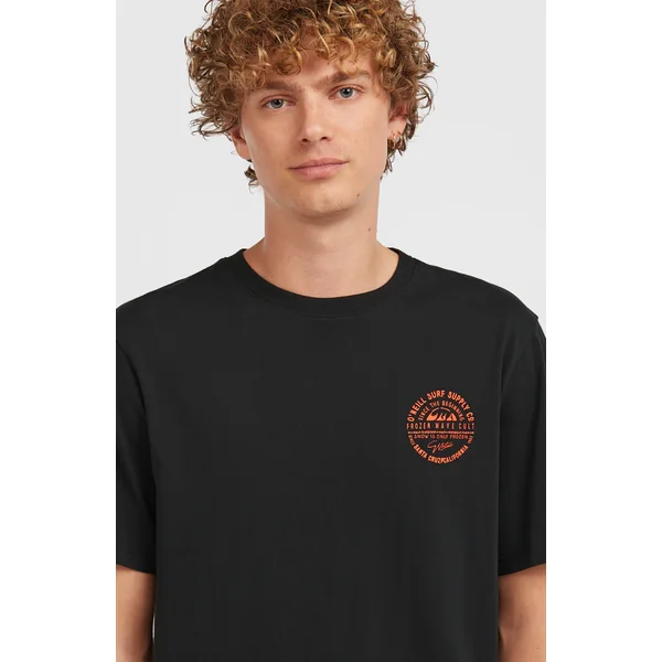 T-shirt Chest Print | Black Out