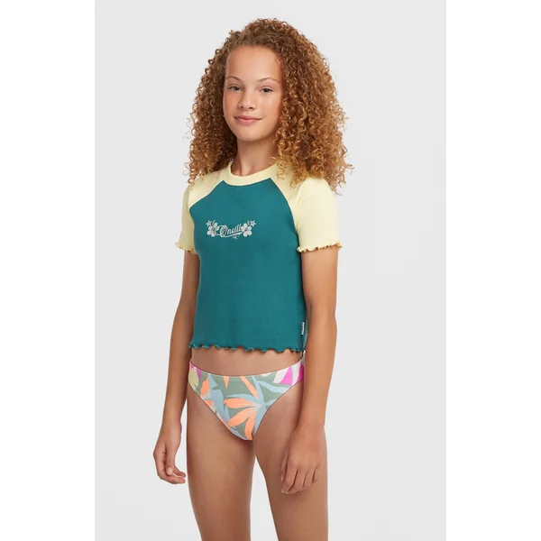 T-shirt côtelé O'Neill Colour-Block | Botanical Heat Colour Block