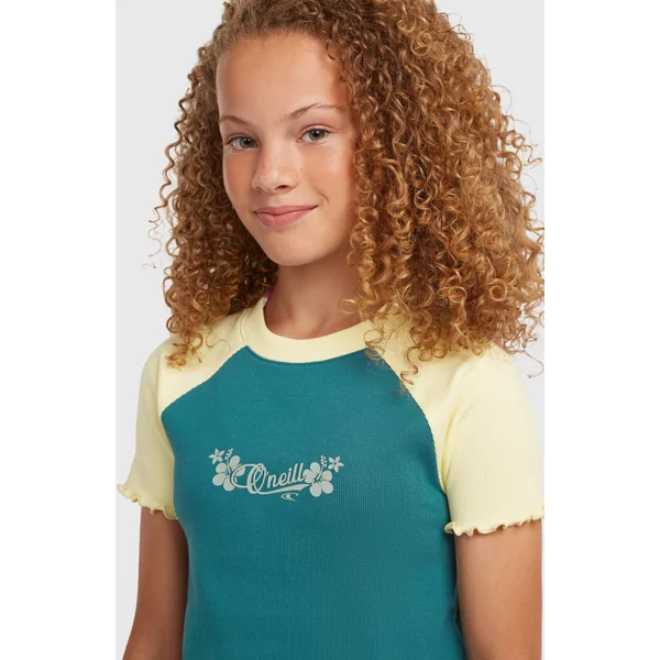 T-shirt côtelé O'Neill Colour-Block | Botanical Heat Colour Block
