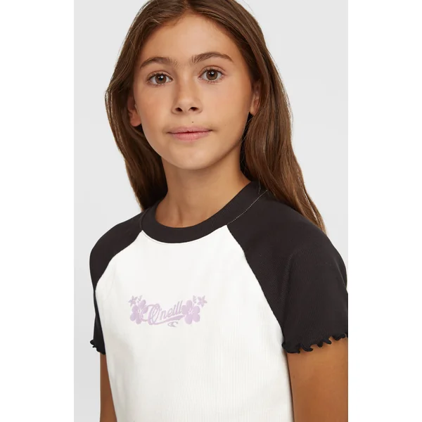 T-shirt côtelé O'Neill Colour-Block | Snow White Colour Block