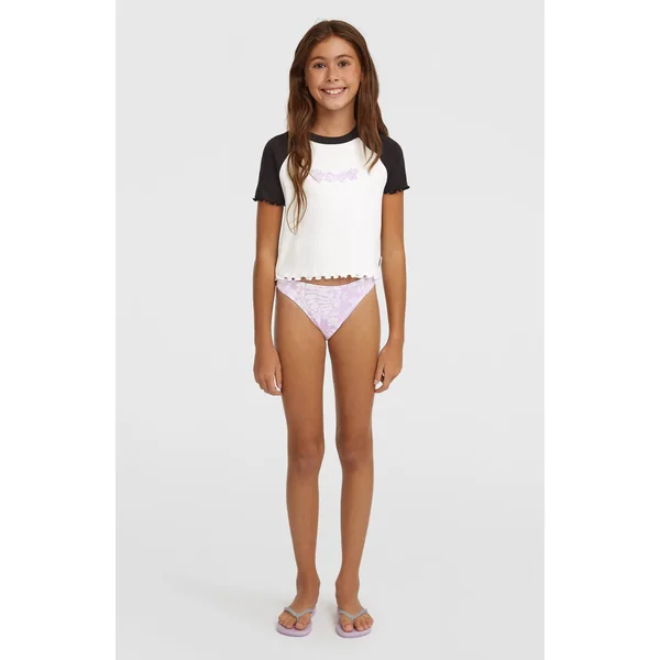 T-shirt côtelé O'Neill Colour-Block | Snow White Colour Block