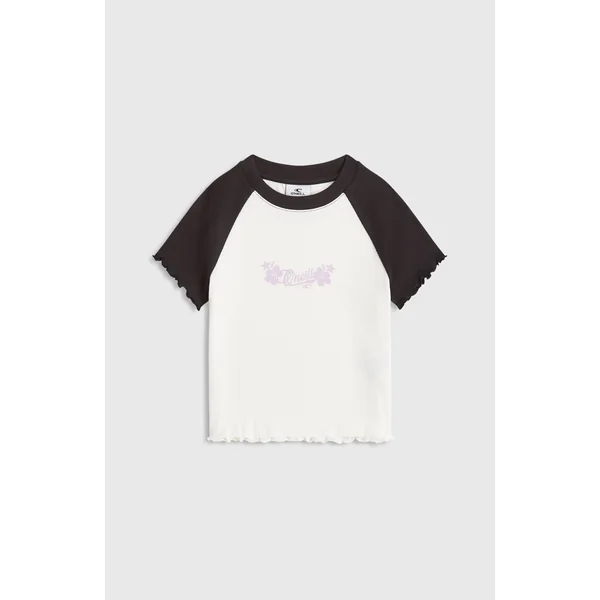 T-shirt côtelé O'Neill Colour-Block | Snow White Colour Block
