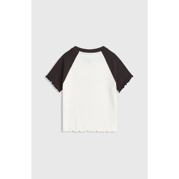 T-shirt côtelé O'Neill Colour-Block | Snow White Colour Block