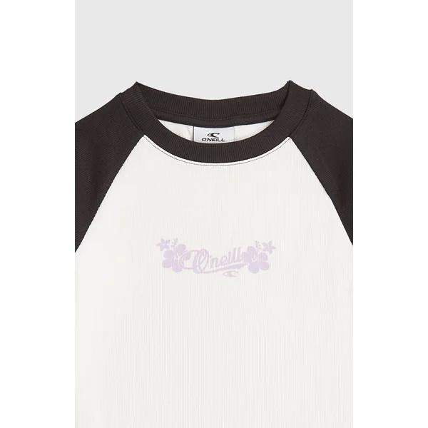 T-shirt côtelé O'Neill Colour-Block | Snow White Colour Block