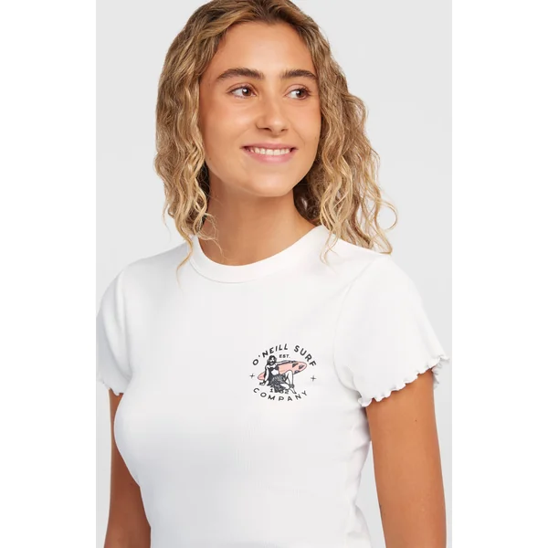 T-shirt côtelé O'Neill | Snow White