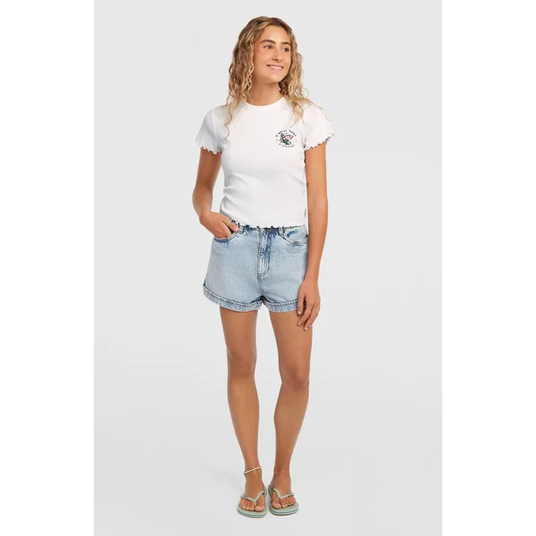 T-shirt côtelé O'Neill | Snow White