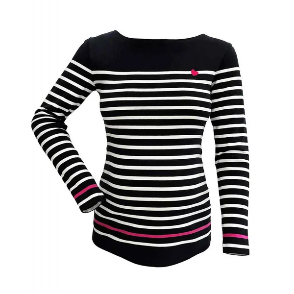 T-shirt de grossesse marinière manches longues