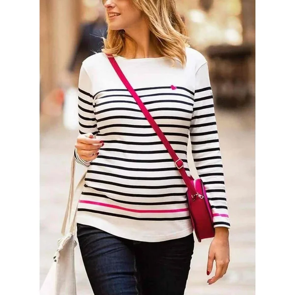 T-shirt de grossesse marinière manches longues