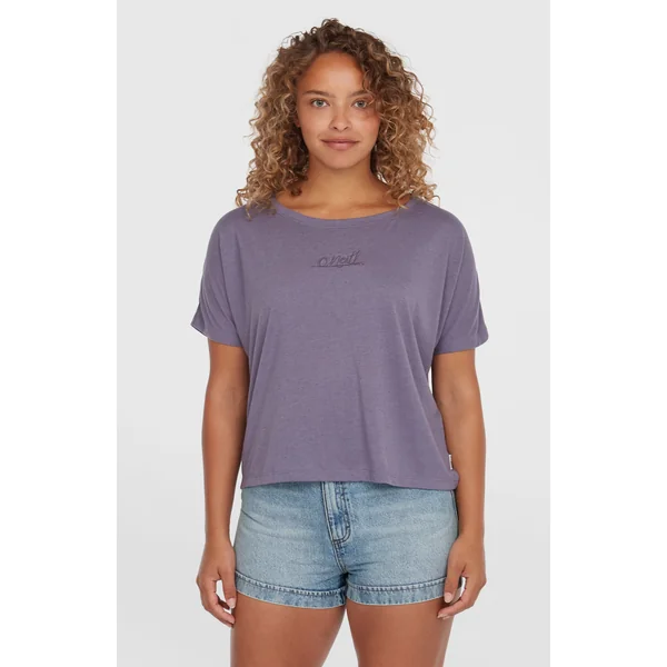 T-shirt drapé Essentials Script | Storm